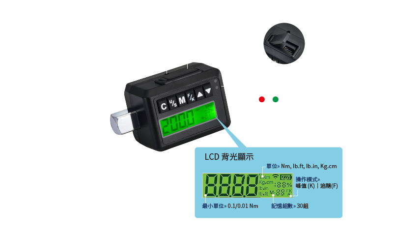 數位扭力顯示器-產品特色